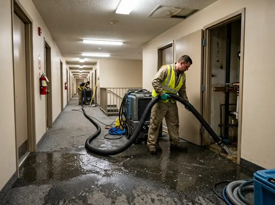 multi-unit-apartment-hallway-f-005 — frequently asked questions, Emergency Burst Pipe Water Extraction & Removal in Eddyston…